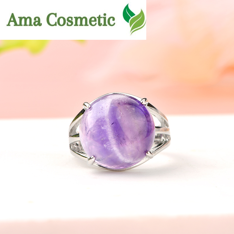 خاتم حجر الأميثيست (الجمشت)